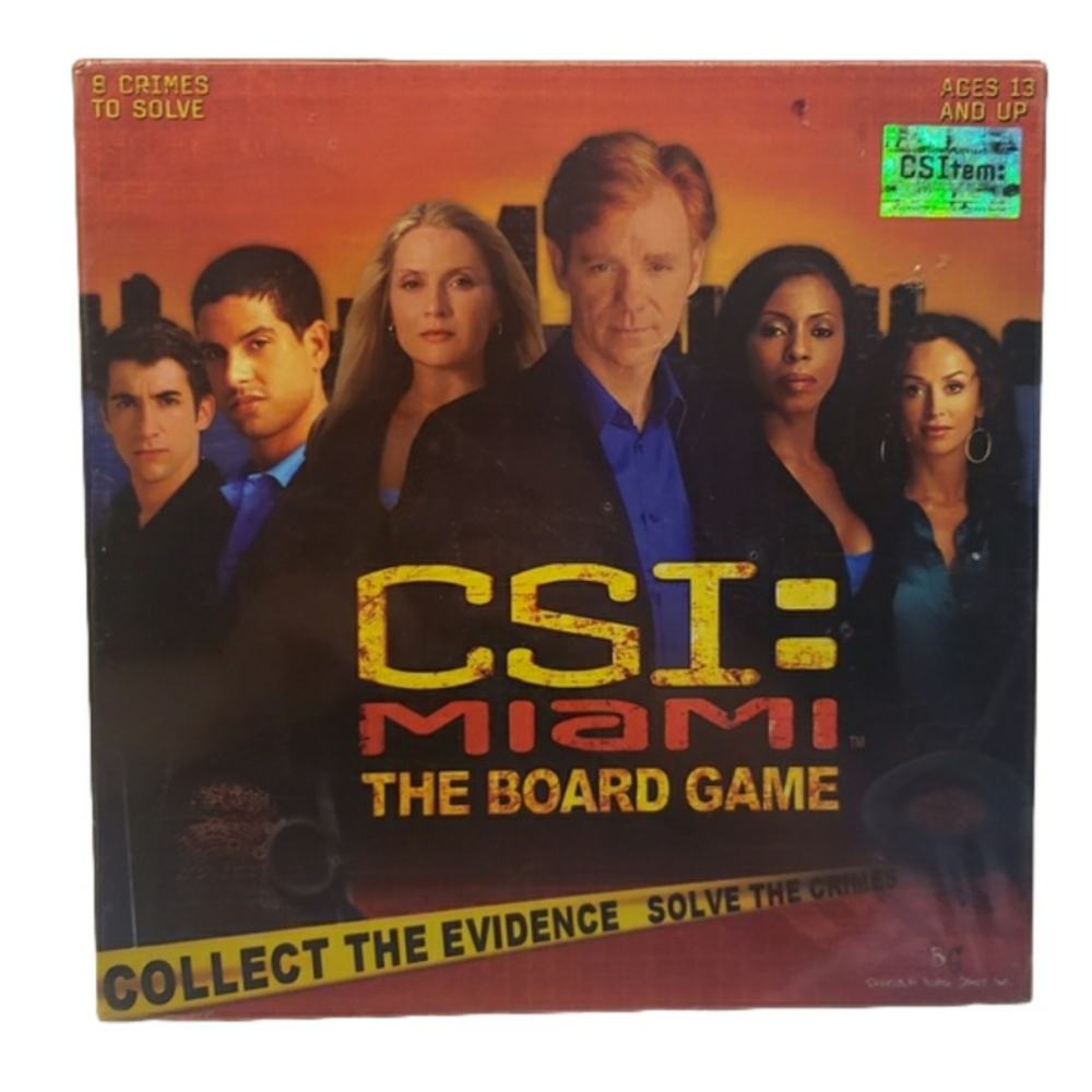 NIB SBG CSI:Miami The Board Game Ages 13+